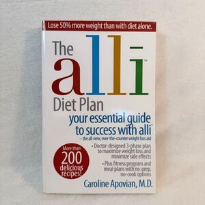 The Alli Diet Plan Book Caroline Apovian MD Weight Loss Guide Recipes